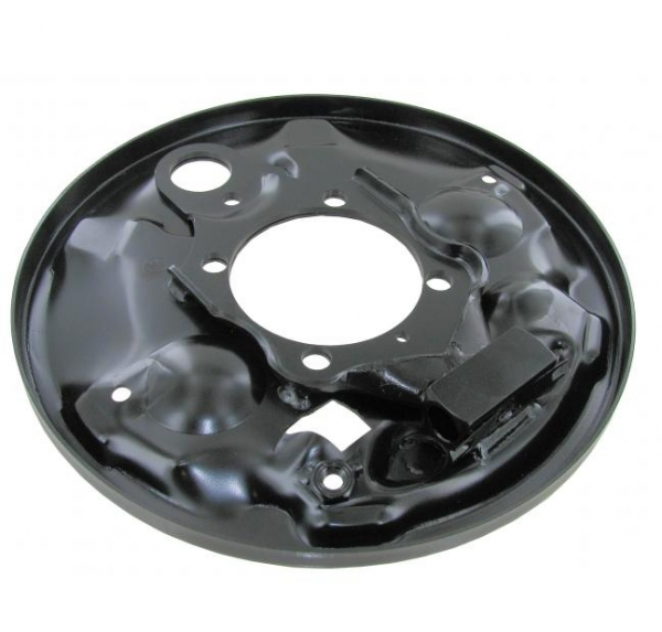 Rear brake backing plate left Beetle VW1300 and VW1500 8.1964 until 7.1967 Beetle VW1200 8.1964 until 1967 (VIN 118 328 505) Karmann Ghia 8.1964 until 7.1967